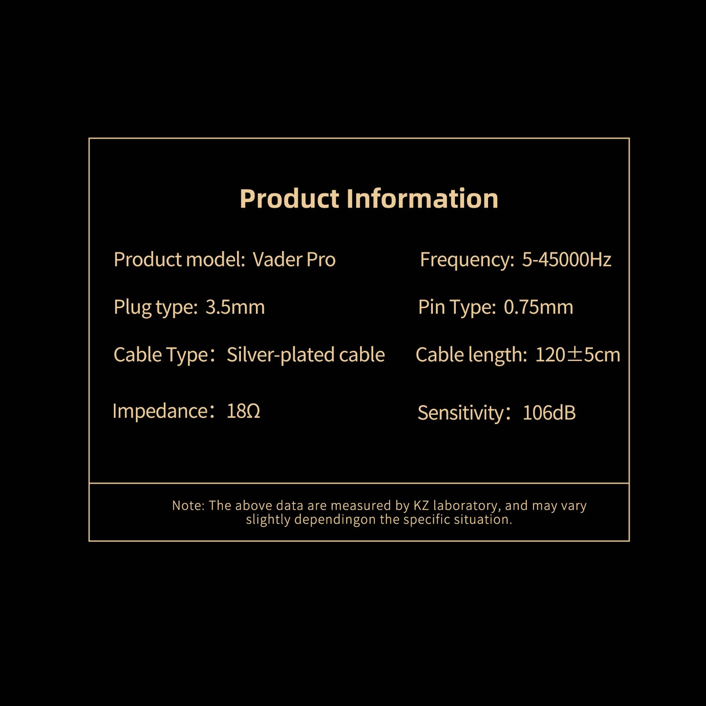 KZ Vader Pro 3DD Earbuds