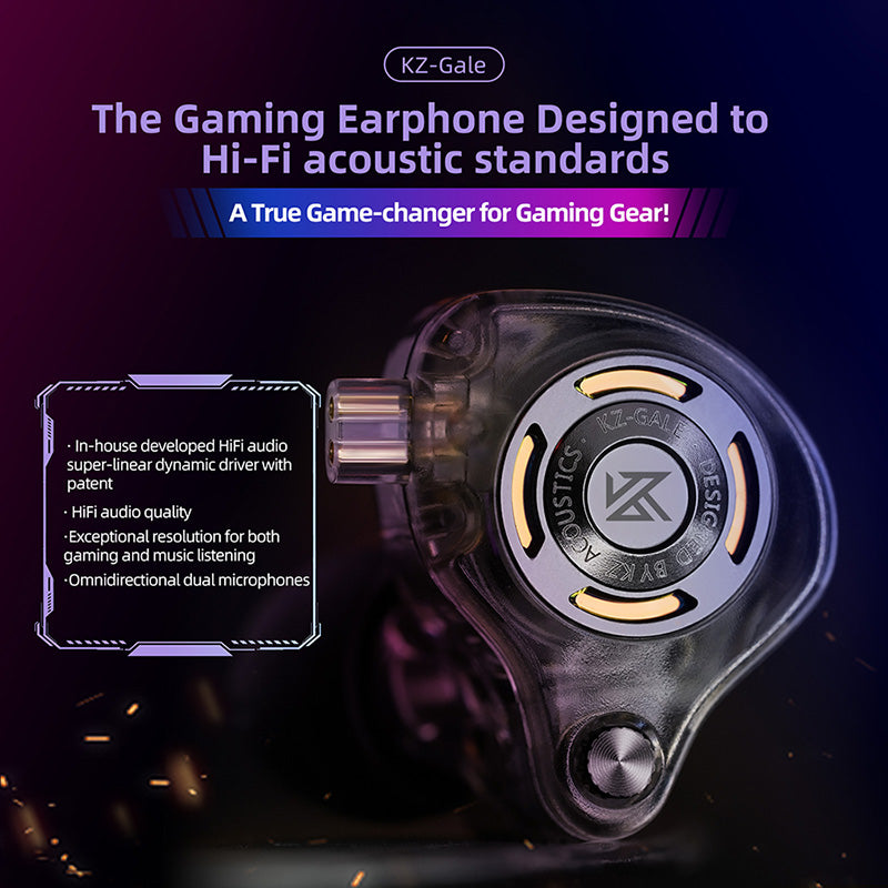 KZ Gale Hi-Fi Gaming Earbuds