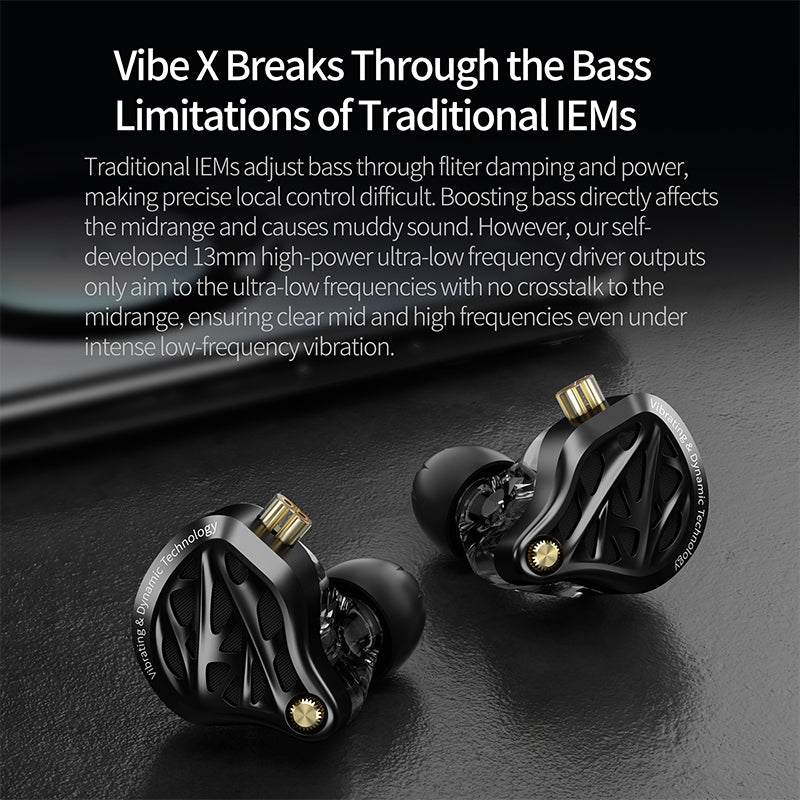 KZ Vibe X Vibrating Earphones Vibex