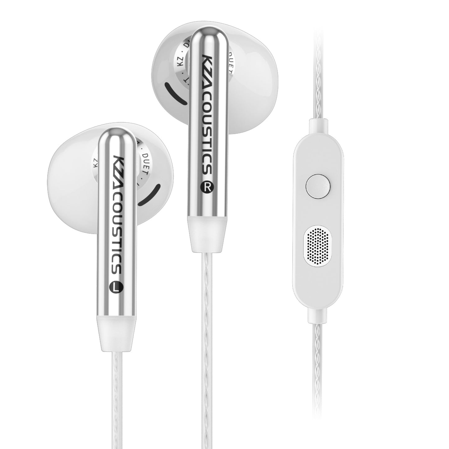 KZ Duet Dual Driver Wired Earbuds in-Ear Headphones
