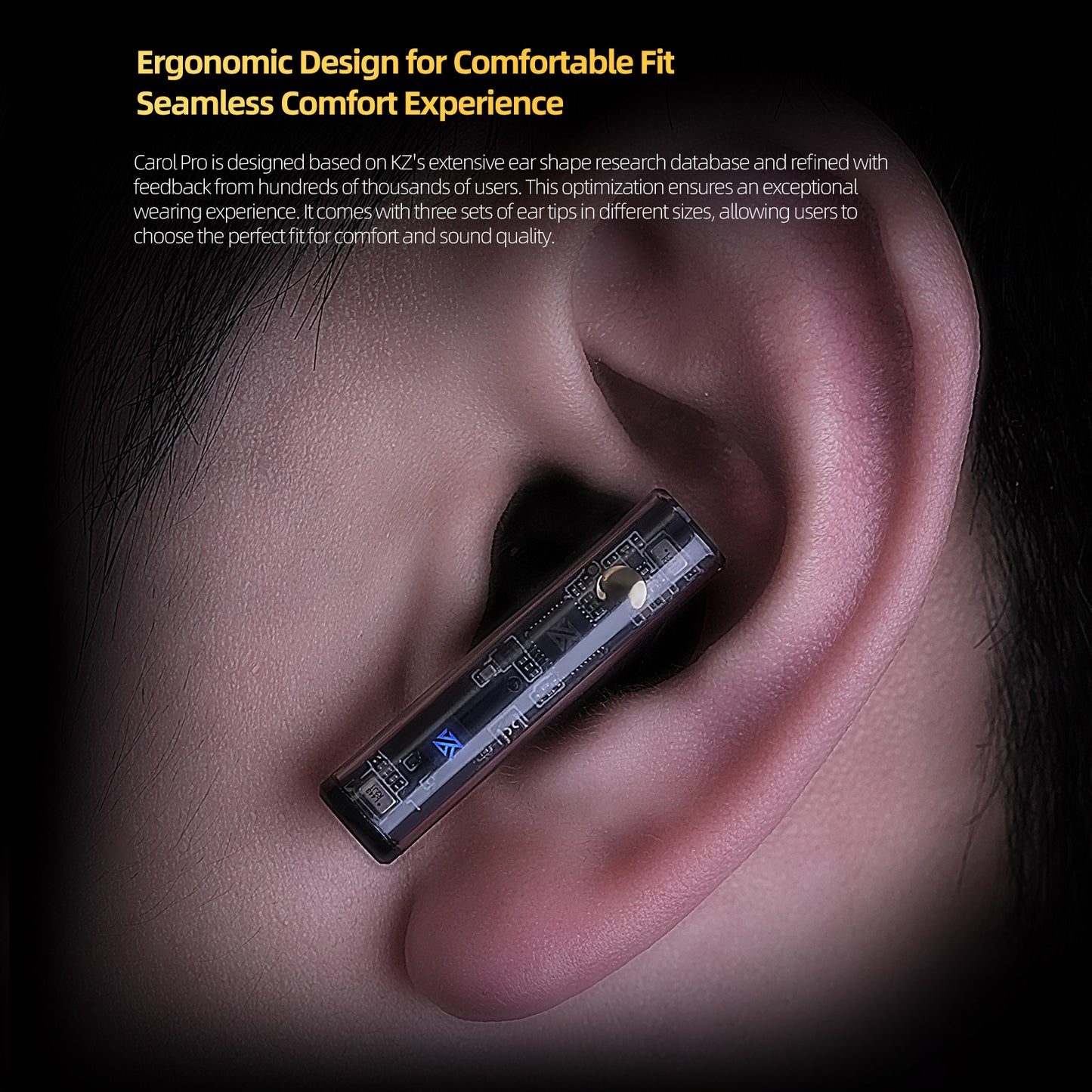 KZ Carol Pro ANC Wireless Earbuds