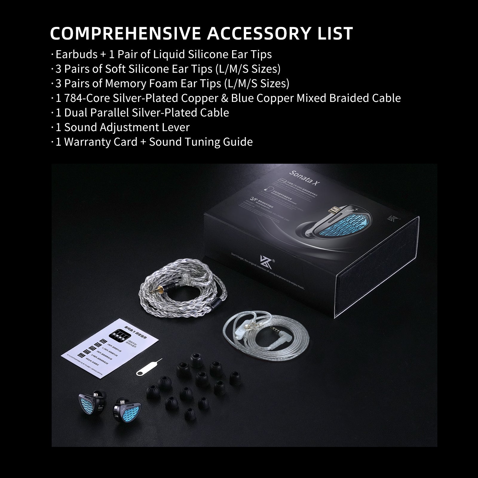 KZ Sonata X In Ear Monitor Headphones – KZ ACOUSTICS