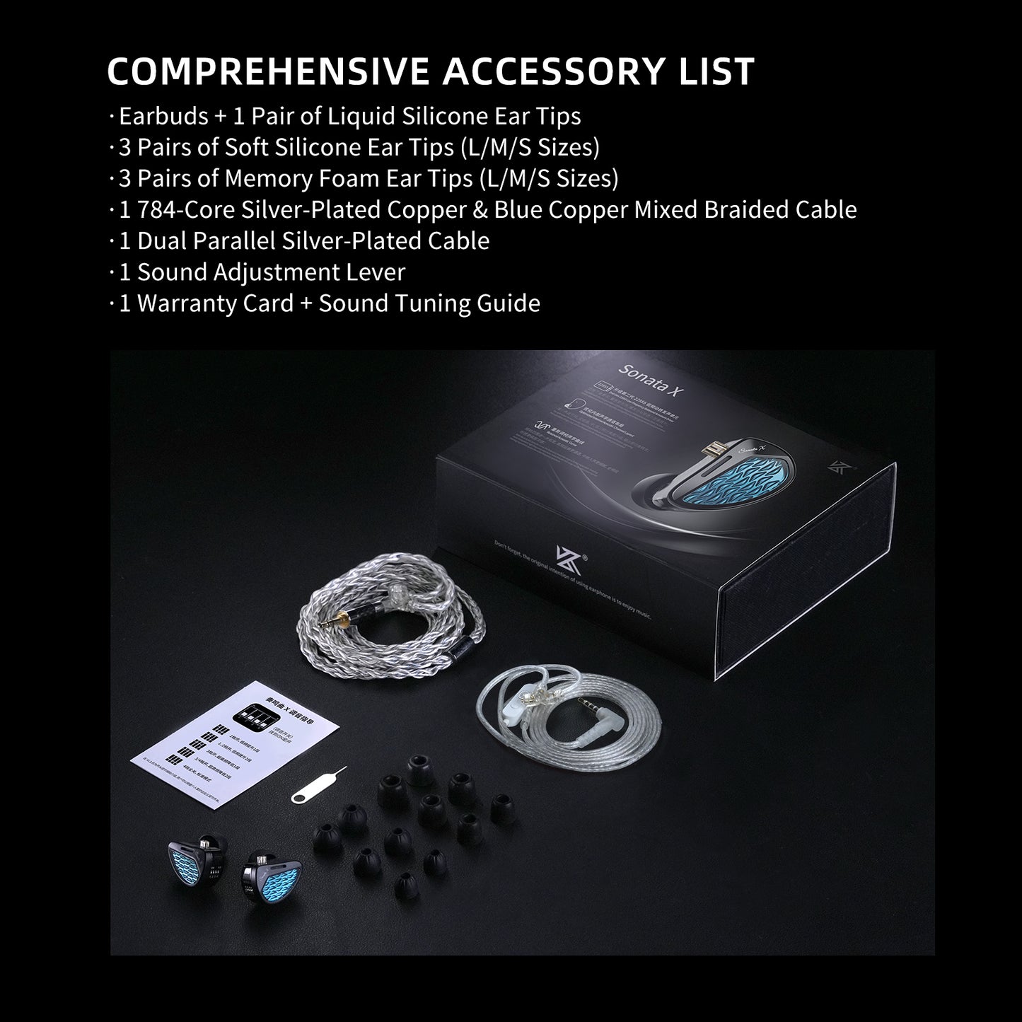 KZ Sonata X In Ear Monitor Headphones