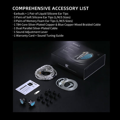 KZ Sonata X In Ear Monitor Headphones