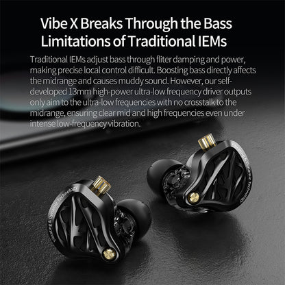 KZ Vibe X Vibrating Earphones Vibex