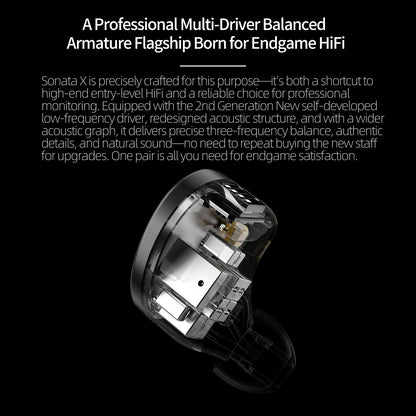 KZ Sonata X In Ear Monitor Headphones