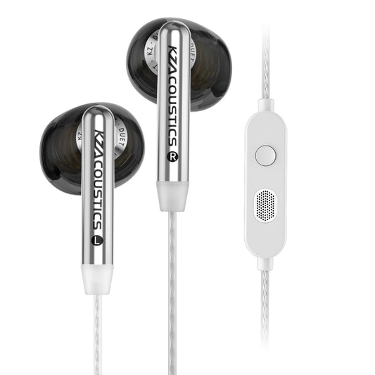 KZ Duet Dual Driver Wired Earbuds in-Ear Headphones