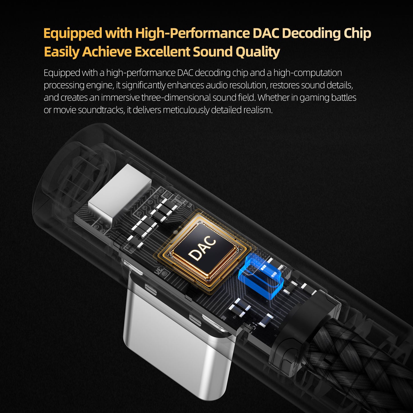 KZ AM03 3.5mm to Type-C Adapter