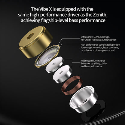 KZ Vibe X Vibrating Earphones Vibex