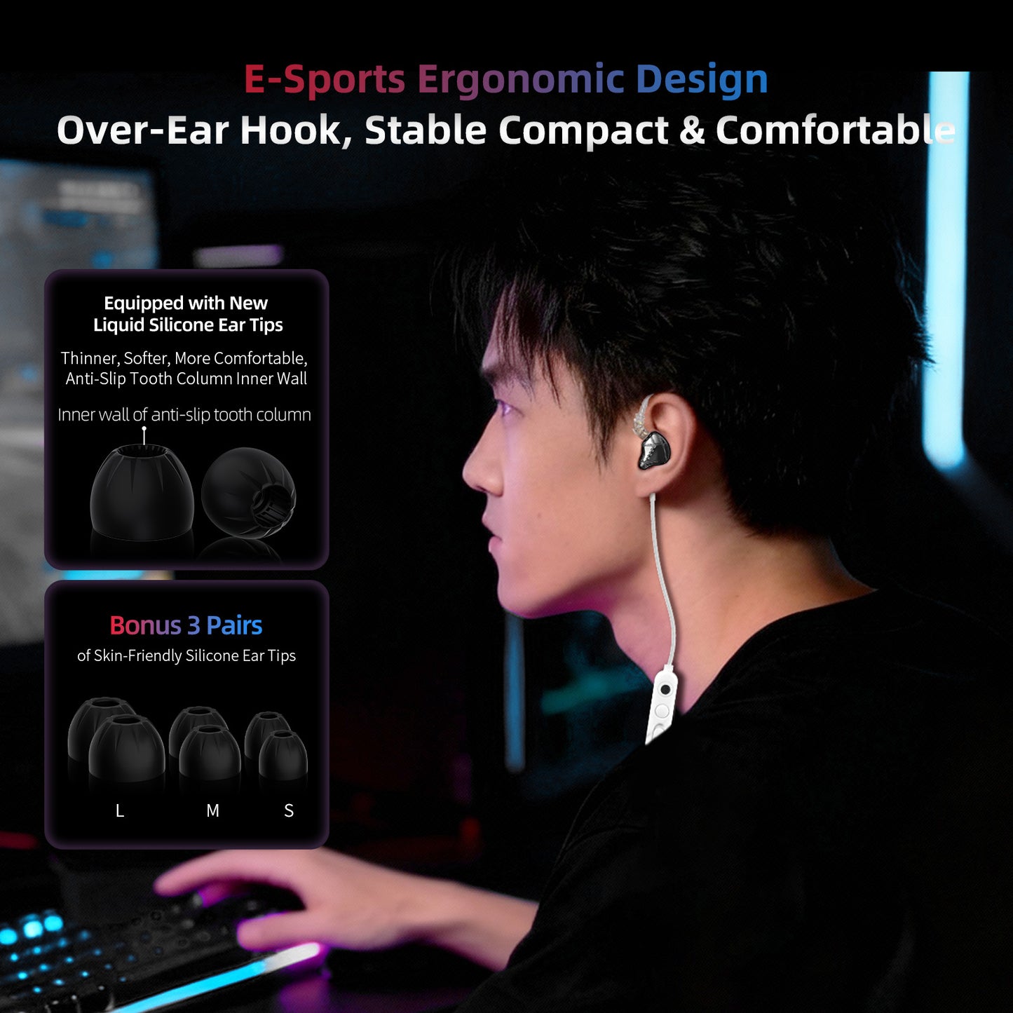 KZ Axas Gaming Earbuds