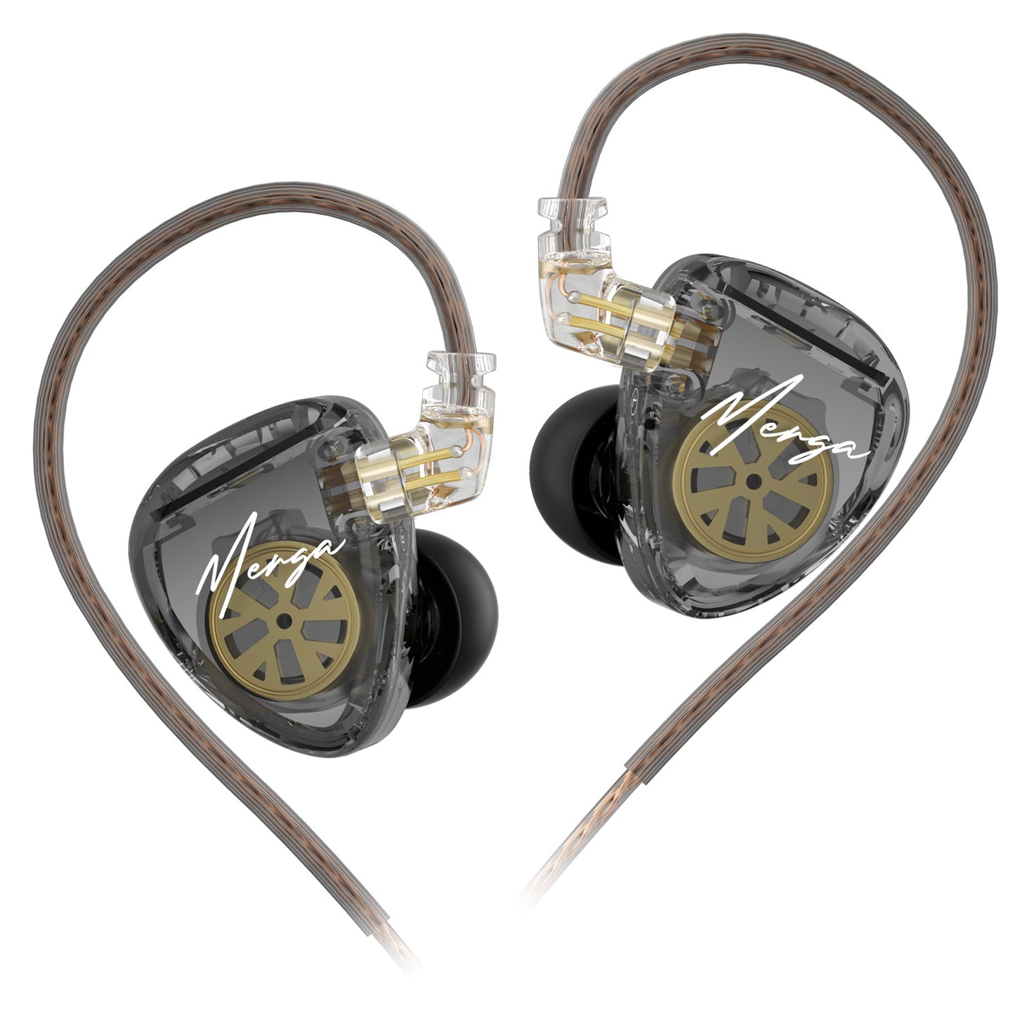 KZ Merga HiFi Wired Earbuds 2 Dynamic IEM