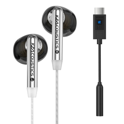 KZ Duet Dual Driver Wired Earbuds in-Ear Headphones