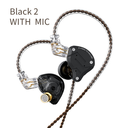 KZ ZSN PRO Con Microfono Monitoreo Black - Tricubo